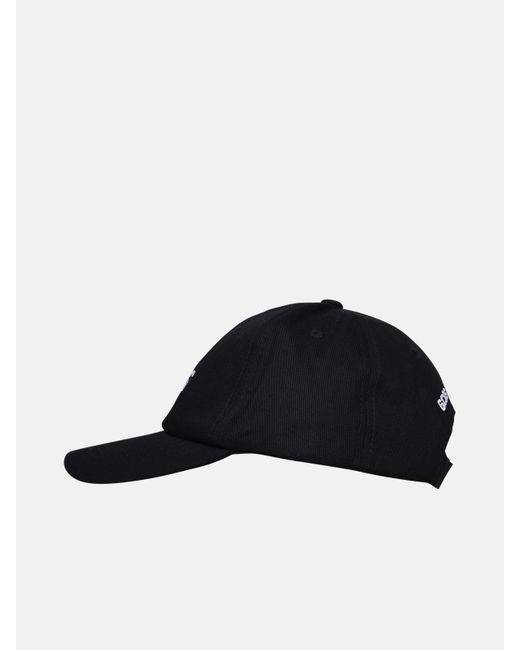 Gcds Black Cotton Hat for men