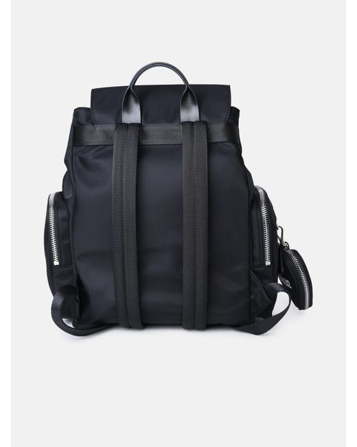DSquared² Blue Nylon Satin Backpack