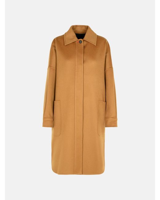 Max Mara Natural "Baruffa" Coat