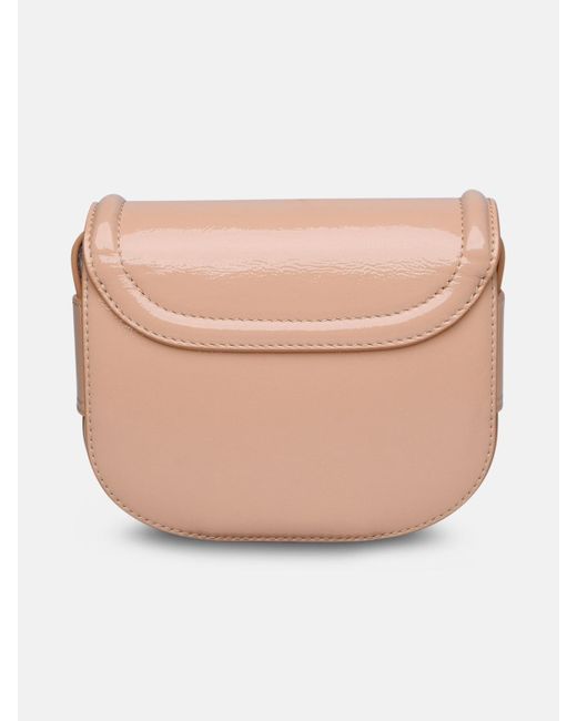 See By Chloé White See By Chloé Pink Patent Leather Bag