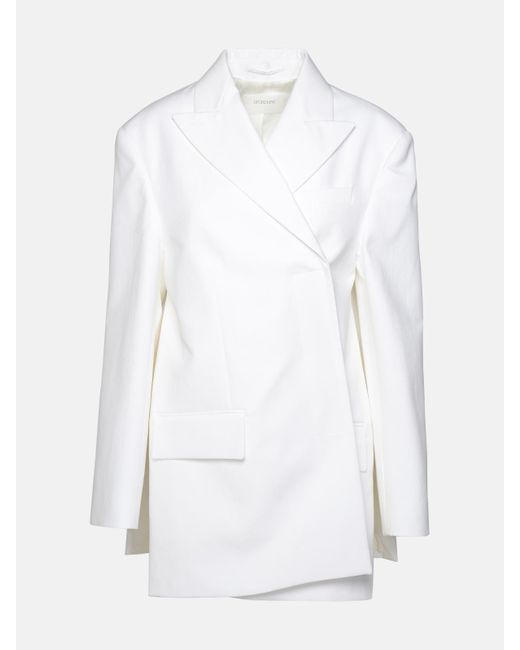 Sportmax White 'achille1234' Cotton Blazer