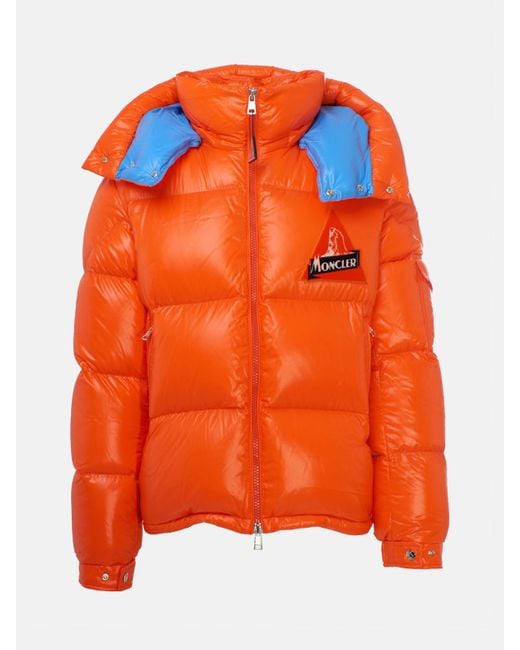 Moncler Orange Wilson Down Jacket for men