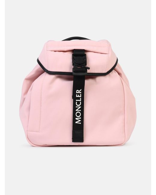 Moncler Pink 'trick' Nylon Backpack