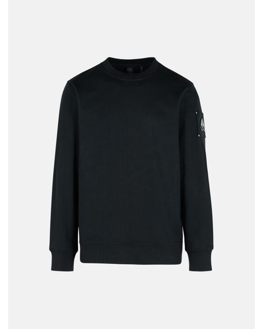 Felpa 'Hartsfield' di Moose Knuckles in Black da Uomo