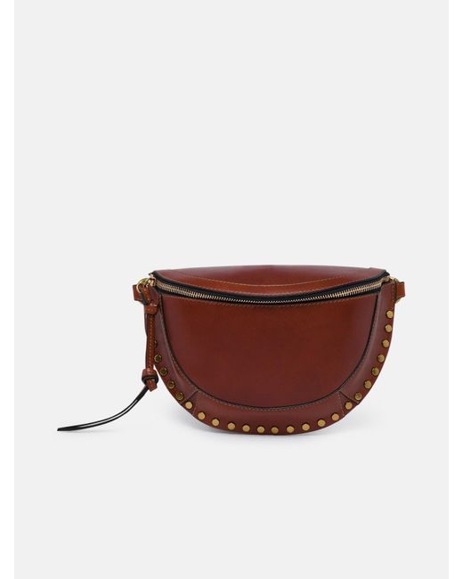 Isabel Marant Brown Leather Skano Crossbody Bag