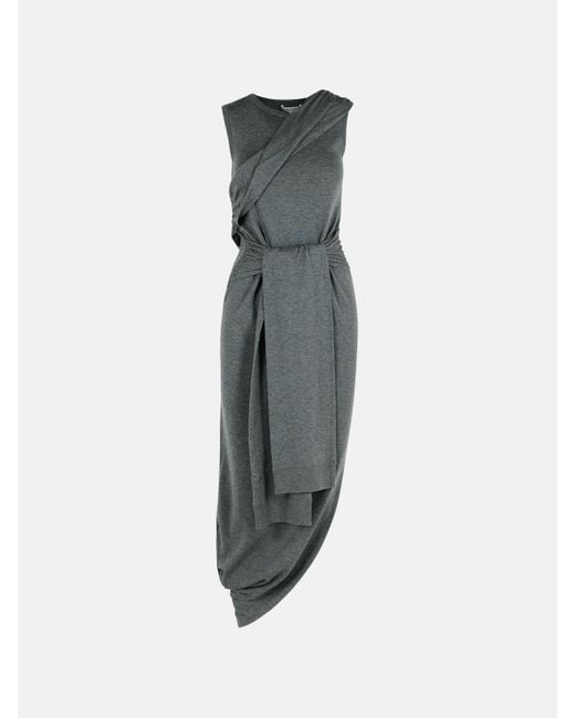 J.W. Anderson Blue Wool Blend Dress