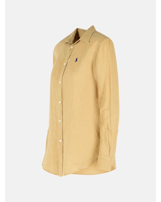 Polo Ralph Lauren Yellow Linen Shirt