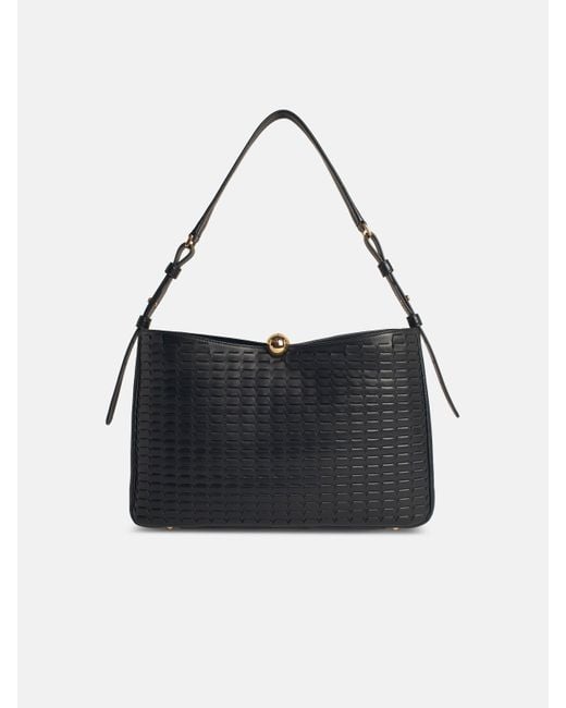 Furla Black Large 'sfera Soft' Leather Bag