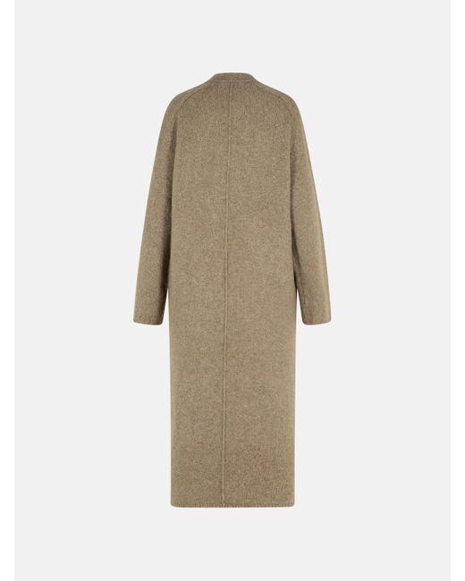Loulou de Saison Natural Wool Blend Cenere Melange Cardigan