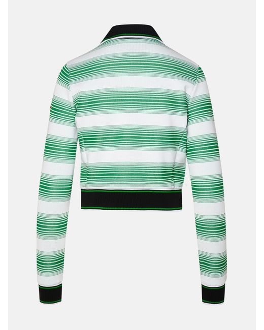 Casablancabrand Green Cotton Blend Sweatshirt