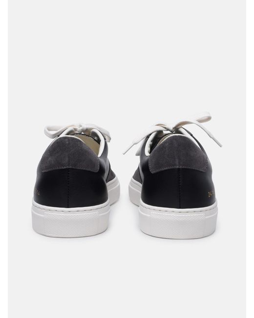 Common Projects Black 'bball Duo' Leather Sneakers for men
