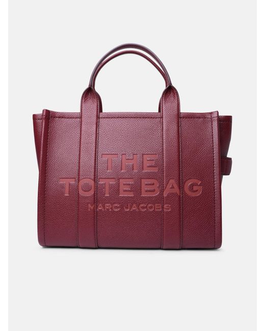 Marc Jacobs Red Cherry Leather Midi Tote Bag