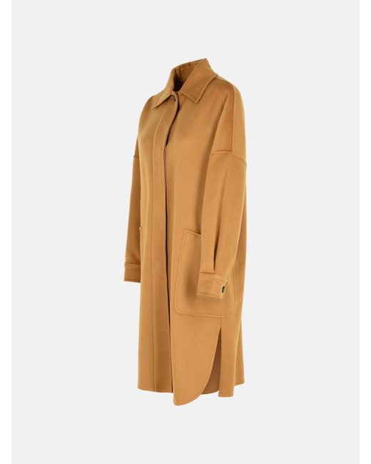 Max Mara Natural "Baruffa" Coat