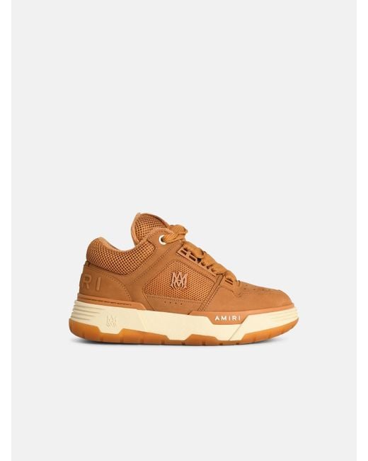 Amiri Brown 'wheat' Leather Blend Sneakers for men