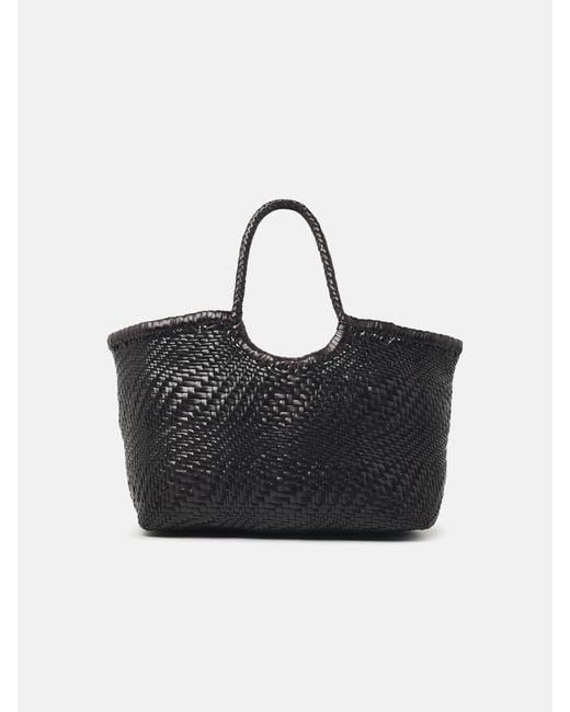Dragon Diffusion Black 'Nantucket Optical' Dark Leather Bag