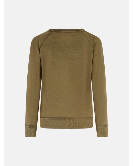Isabel Marant Green Cotton Blend Sweatshirt