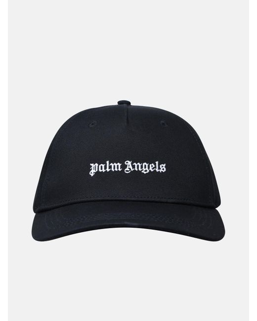 Palm Angels Blue Cotton Hat for men