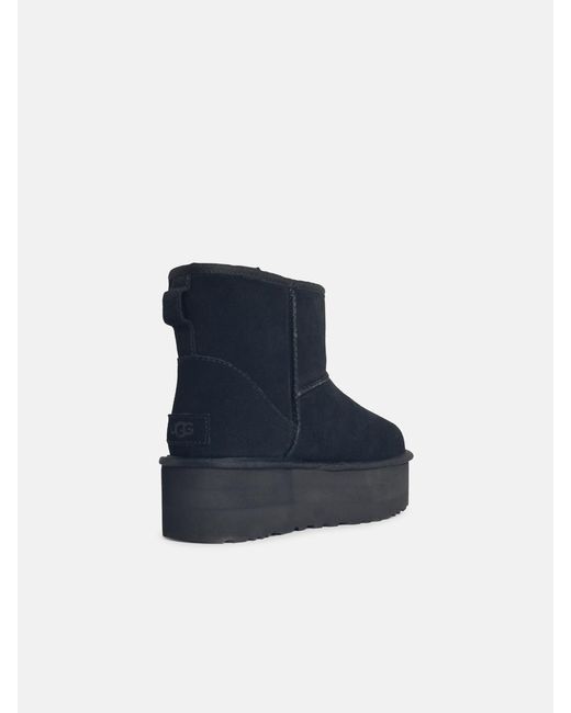 Ugg Blue Classic Mini Platform' Suede Boots