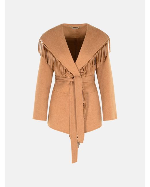 Jonathan Simkhai White 'Rowen' Camel Wool Blend Coat