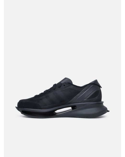 Y-3 Blue 's-gendo Run' Leather Mix Sneakers for men