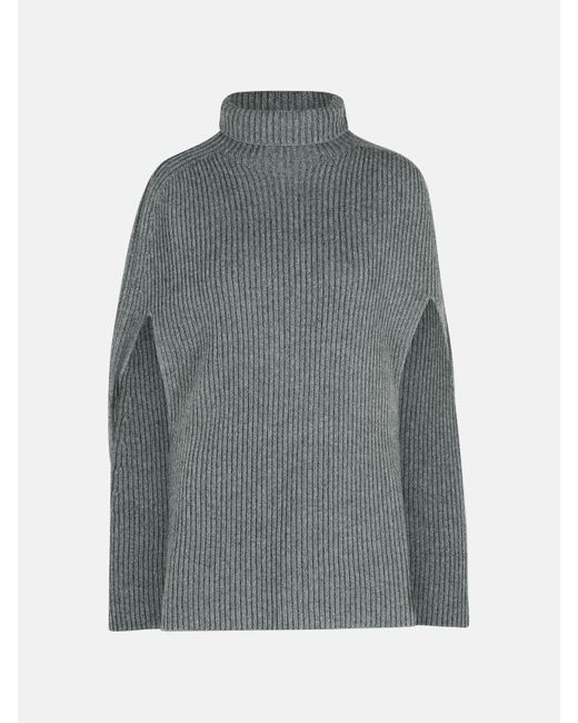 Mantella A Collo Alto di Jil Sander in Gray