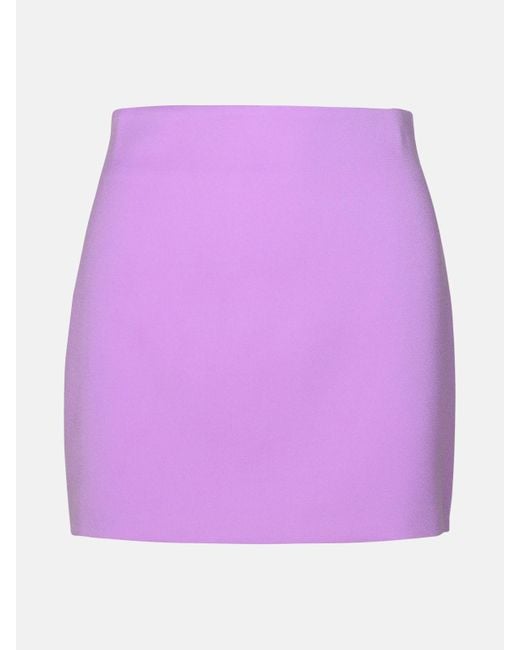 ANDAMANE Purple Lilac Polyester Skirt