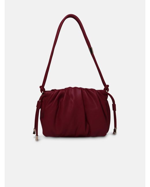 A.P.C. Red Burgundy Leather Bag