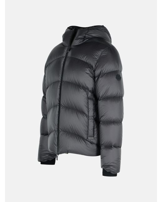 Moncler Gray 'fulcran' Short Hooded Down Jacket In Polyamide for men