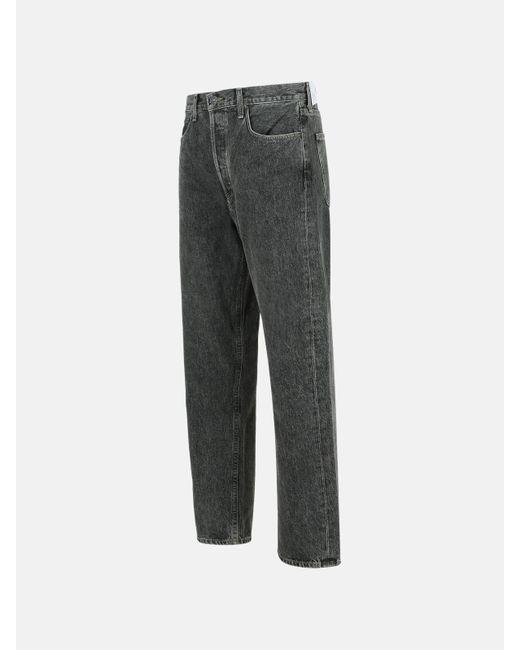 Agolde Gray '90's' ' Fresh' Cotton Jeans for men