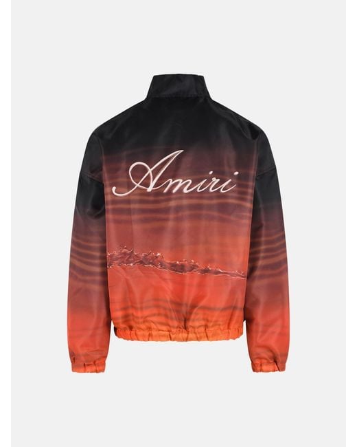Amiri Red 'Palms' Bomber Jacket for men