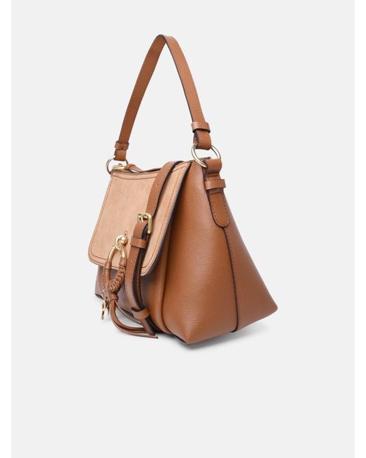 See By Chloé White See By Chloé Small 'joan' Caramel Leather Bag