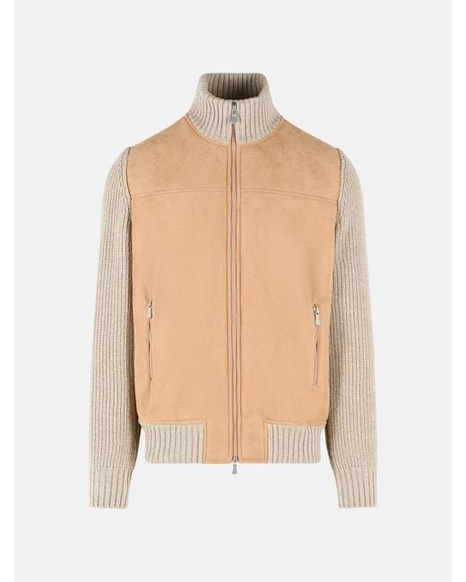 Gran Sasso Natural Virgin Wool Jacket for men