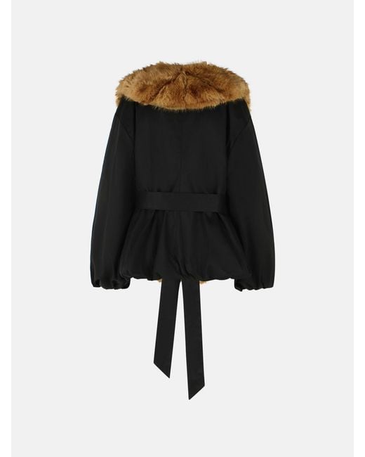 ROTATE BIRGER CHRISTENSEN Black Polyester Blend Jacket