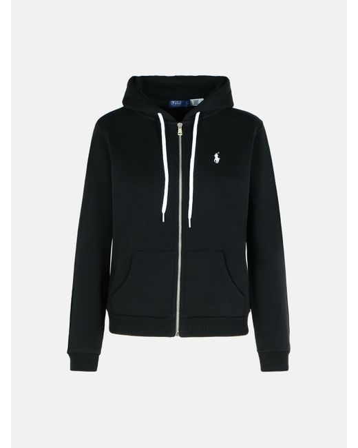 Polo Ralph Lauren Black Cotton Sweatshirt