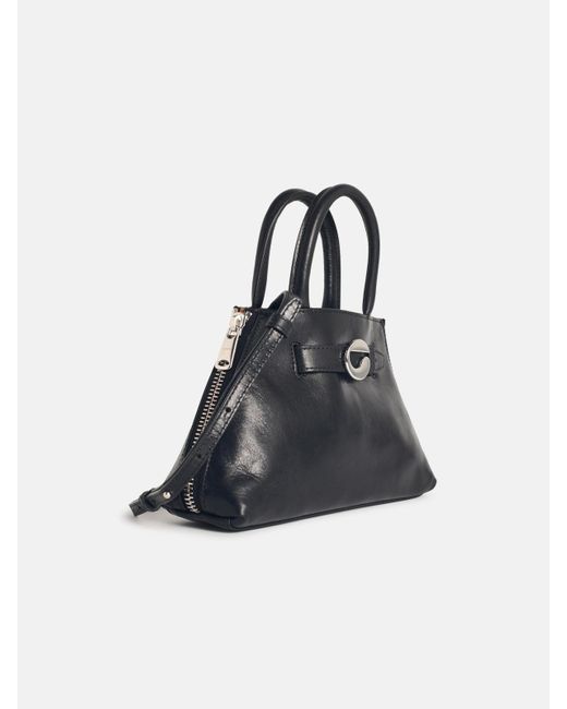Coperni Blue 'data' Mini Bag In Leather