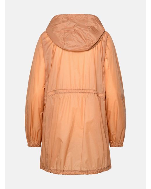 Moncler Orange 'airelle' Pink Polyamide Jacket