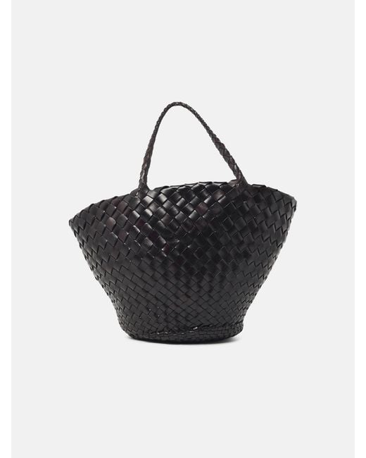 Dragon Diffusion Black 'Egola' Dark Leather Bag