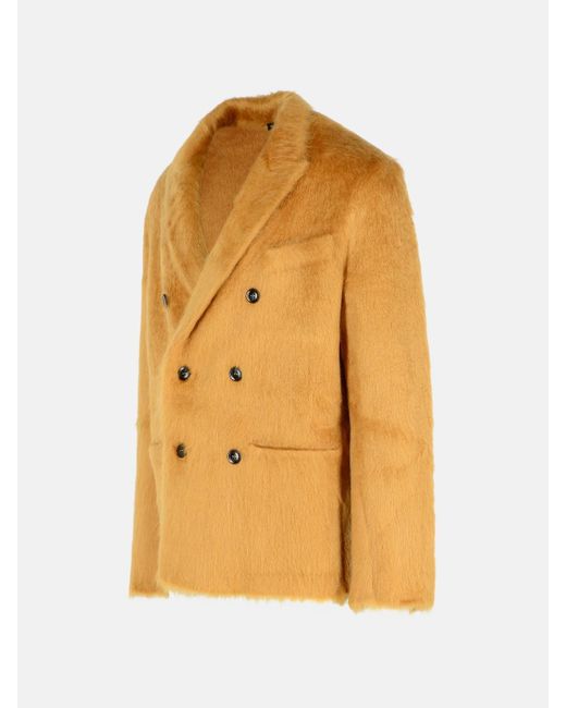 Tom Ford Yellow Caramel Cashmere Blend Sweater for men