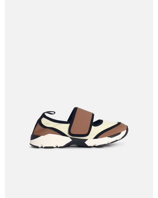 Sneaker 'Running Mary Jane' di Marni in White