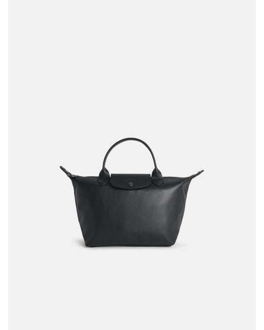 Longchamp Black Bag With Leather 's Le Pliage Xtra' Handle