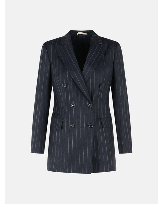Latorre Blue Wool Blend Blazer