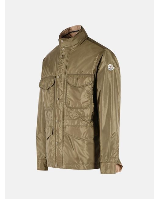 Moncler Natural 'Chuqui' Polyester Blend Jacket for men