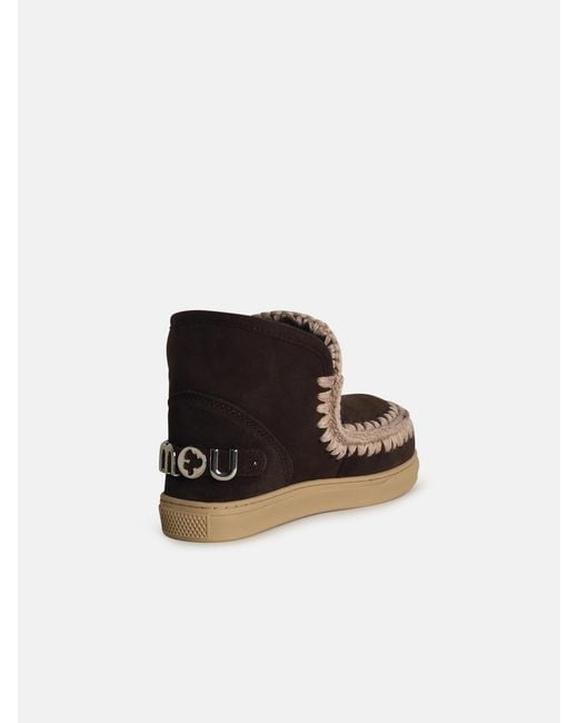 Mou Black Suede Eskimo