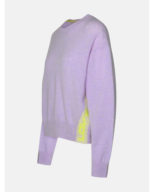 Brodie Cashmere Purple Lilac Cashmere Sweater