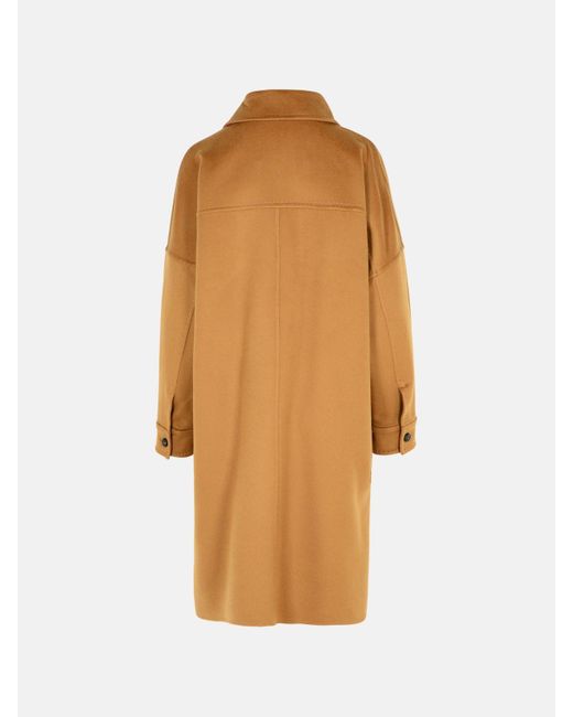 Max Mara Natural "Baruffa" Coat