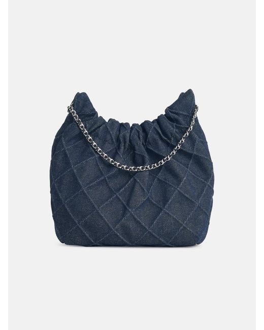 Mini Borsa "Fleming" Di di Tory Burch in Blue