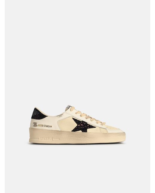 Golden Goose Deluxe Brand Natural 'Stardan' Leather Sneakers