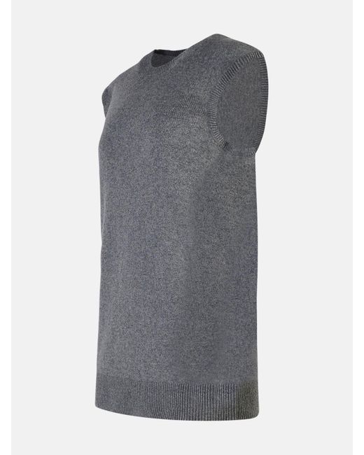 Stella McCartney Gray '' Sleeveless Cashmere Sweater