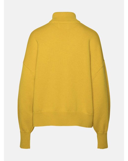 Isabel Marant Yellow Marant Étoile 'nash' Mustard Wool Blend Sweater