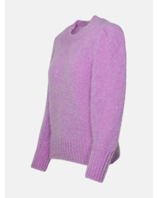 Isabel Marant Purple 'emma' Lilac Mohair Blend Sweater